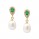 Earrings With Pearls And Gold