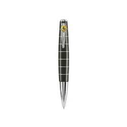Ferrari accessori pen black with white steel