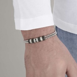 Luca Barra Men's steel bracelet ba1203