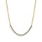 Luca Barra Necklace Steel gold plated with crystals ck1733