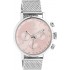 OOZOO light pink dial and silver bracelet