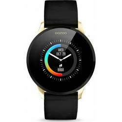 Oozoo 43mm Gold Black Rubber