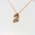Charm necklace silver gold plated rose gold 2022 E91908AR