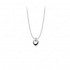 Distinctive 925 silver heart necklace