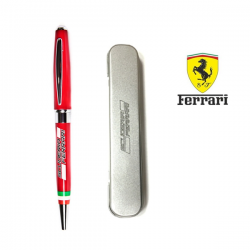 Ferrari Caneta red silver color pen accessories