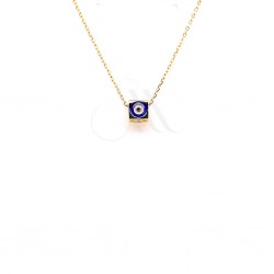 925 Sterling Silver Necklace with Gold Plating ZN1389G1