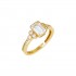 engagement ring gold δ100
