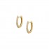 14ct gold earrings with zirconia 