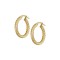 Gold rings curl design 14 carats