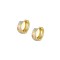 Earrings hoops tricolor carats 14 K26