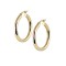 Earrings gold rings 14 carats shiny SK102