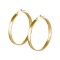 Earrings gold rings 14 carats glossy