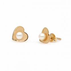 Earrings with pearls Japan K14 110581