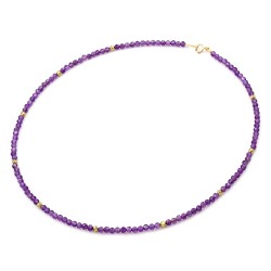 Necklace with Amethyst and Hematite K14 110599