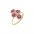 14ct Gold Ring Flowers 