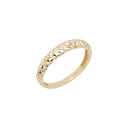 14ct Gold Ring With Laser Engraving 