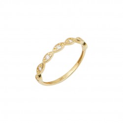 14ct Gold Misover Ring 