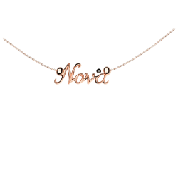Godmother necklace 925 silver rose gold plated E52584B