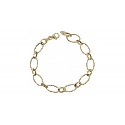 14ct Gold Bracelet Italian satin design ΒΡ6200