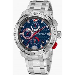 Nautica Chronograph Watch with Bracelet in Silver color NAPNSF112