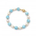 Bracelets with Pearls K14 Gold