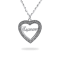 Silver Heart Pendant Name M34