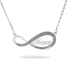 Pendants Infinity Frame with Stones - Name