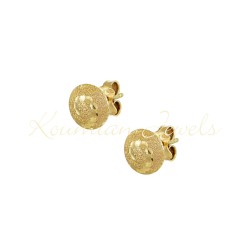 14ct carat matte earrings SK72